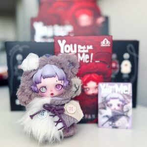 POP MART SKULLPANDA You Found Me Series Plush Doll Pendant Ratty Bear